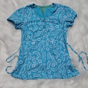 Healing hands scrub top